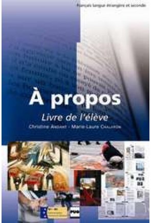 &Agrave; propos B1-B2 - Livre de l&rsquo;&eacute;l&egrave;ve (2007)