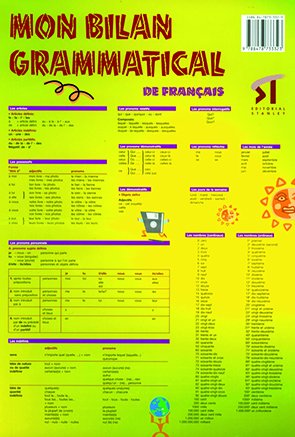 Mon bilan grammatical de fran&ccedil;ais