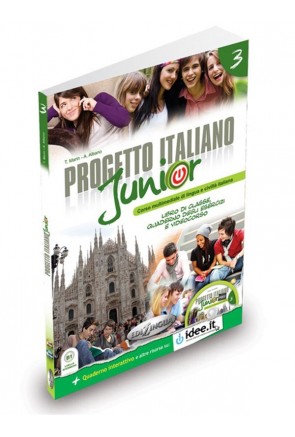 Progetto italiano Junior 3 - Libro dello Studente + CD Audio + DVD