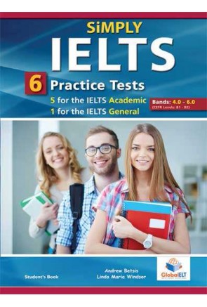 Simply IELTS – 6 Tests (5 Academic + 1 General) – Self-Study Edition