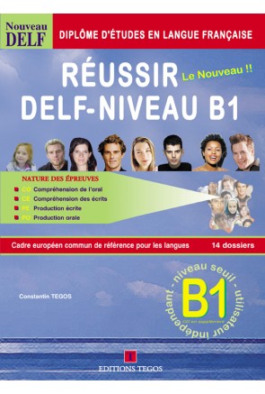RÉUSSIR DELF B1 – LIVRE + CORRIGES + CD