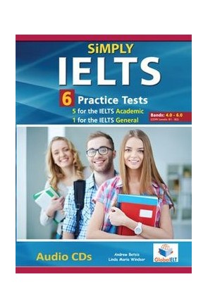 Simply IELTS – 6 Tests (5 Academic + 1 General) – CD