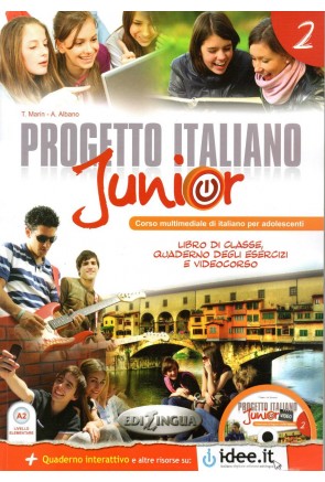 Progetto italiano Junior 2 - Libro dello Studente + CD Audio + DVD