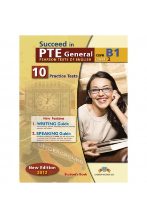 PTE Level 2 CEF B1 – 10 Tests – Self-Study Edition