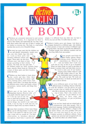 ACTIVE ENGLISH-MY BODY ACTIVE ENGLISH-MY BODY